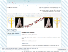 Tablet Screenshot of prayerwarrior.wordpress.com