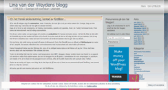 Desktop Screenshot of linaweyden.wordpress.com