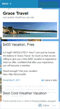 Mobile Screenshot of gracetravel.wordpress.com