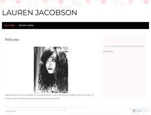 Tablet Screenshot of laurenjacobson.wordpress.com