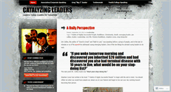 Desktop Screenshot of catalyzingleaders.wordpress.com