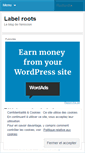 Mobile Screenshot of labelroots.wordpress.com