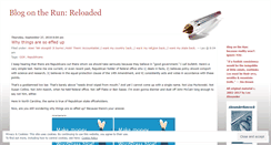 Desktop Screenshot of blogontherun.wordpress.com
