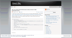 Desktop Screenshot of edanan.wordpress.com