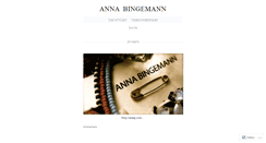 Desktop Screenshot of annabingemann.wordpress.com