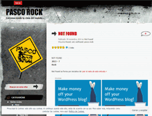 Tablet Screenshot of pascorock.wordpress.com