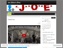 Tablet Screenshot of joebilton.wordpress.com