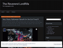 Tablet Screenshot of lordrifa.wordpress.com