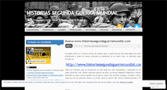 Desktop Screenshot of historiassegundaguerramundial.wordpress.com