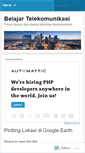 Mobile Screenshot of belajartelekomunikasi.wordpress.com