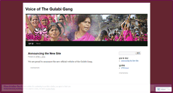 Desktop Screenshot of gulabigang.wordpress.com