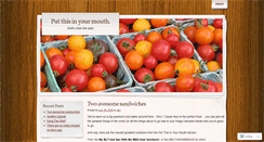 Desktop Screenshot of boringrecipes.wordpress.com