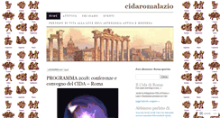 Desktop Screenshot of cidaromalazio.wordpress.com