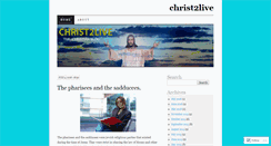 Desktop Screenshot of christ2live.wordpress.com