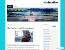 Tablet Screenshot of christ2live.wordpress.com