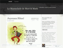 Tablet Screenshot of martetmark.wordpress.com