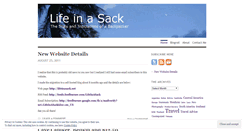 Desktop Screenshot of lifeinasack.wordpress.com