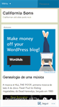 Mobile Screenshot of californiasons.wordpress.com