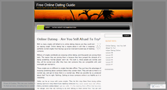 Desktop Screenshot of freeonlinedatingguide.wordpress.com