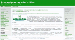 Desktop Screenshot of economiapaucanarias.wordpress.com