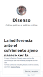 Mobile Screenshot of disenso.wordpress.com