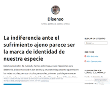 Tablet Screenshot of disenso.wordpress.com