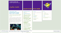 Desktop Screenshot of lydialudic.wordpress.com