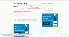 Desktop Screenshot of lindsaycraggs.wordpress.com