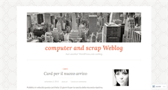Desktop Screenshot of computerandscrap.wordpress.com