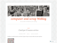 Tablet Screenshot of computerandscrap.wordpress.com