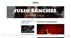 Desktop Screenshot of juliosanchez.wordpress.com