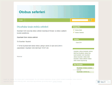 Tablet Screenshot of otobusseferleri.wordpress.com