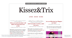 Desktop Screenshot of kissezandtrix.wordpress.com