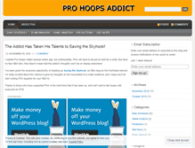 Tablet Screenshot of prohoopsaddict.wordpress.com