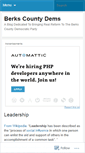 Mobile Screenshot of berkscountydems.wordpress.com