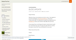 Desktop Screenshot of doublethepost.wordpress.com