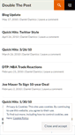 Mobile Screenshot of doublethepost.wordpress.com
