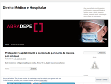 Tablet Screenshot of direitomedico.wordpress.com