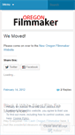 Mobile Screenshot of oregonfilmmaker.wordpress.com