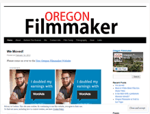 Tablet Screenshot of oregonfilmmaker.wordpress.com