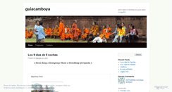 Desktop Screenshot of guiacamboya.wordpress.com