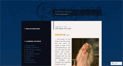 Desktop Screenshot of aperfectworldaccordingto.wordpress.com