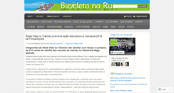 Desktop Screenshot of bicicletanarua.wordpress.com