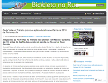 Tablet Screenshot of bicicletanarua.wordpress.com