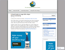 Tablet Screenshot of developmentresource.wordpress.com
