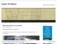 Tablet Screenshot of hughtechnotes.wordpress.com