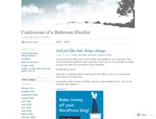 Tablet Screenshot of confessionsofabathroomdweller.wordpress.com
