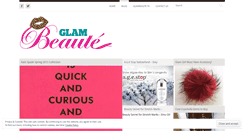 Desktop Screenshot of glambeaute.wordpress.com