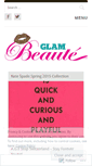 Mobile Screenshot of glambeaute.wordpress.com
