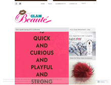 Tablet Screenshot of glambeaute.wordpress.com